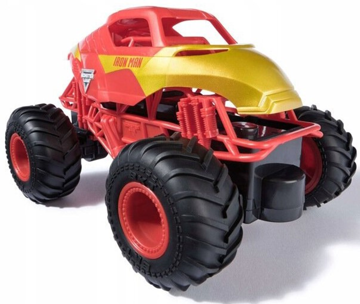 Машинка на дистанційному управлінні Spin Master Monster Jam Marvel Iron Man Monster Truck 1:24 (681147014824) - зображення 2