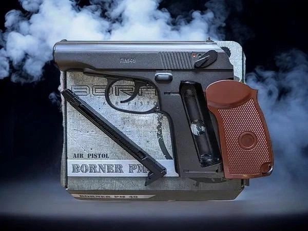 Пневматический пистолет Borner PM49 + 2 шт СО2 + 250 шар BB - Фото 2 Пневматический пистолет Borner PM49 + 2 шт СО2 + 250 шар BB - изображение 2