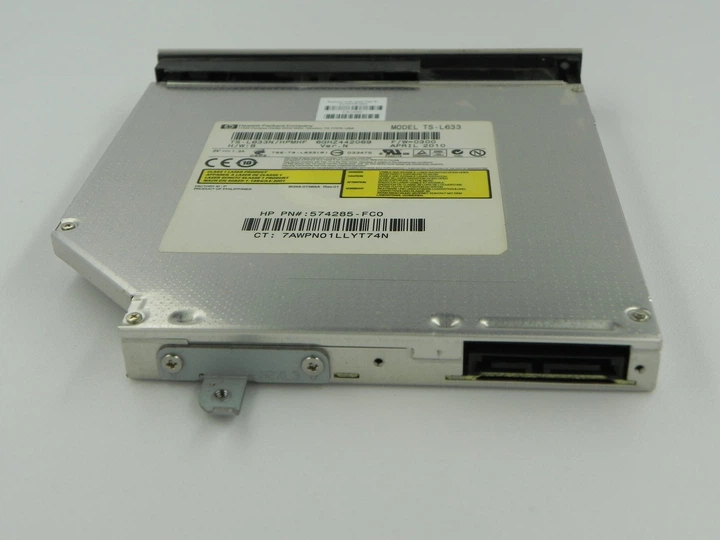 Дисковод, оптический привод для ноутбука CD RW DVD TS-L633, 610559-001, HP, HP G62, HP G62-a65SR, G62-a65SR. (04708) Б/У - изображение 2