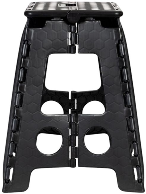 Stołek ModernHome by Multistore składany 31 x 39 x 39 cm Black (5903769979141) - obraz 6