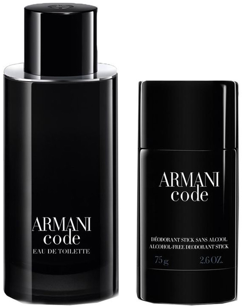 Zestaw męski Giorgio Armani Armani Code Woda toaletowa 125 ml + Dezodorant w sztyfcie 75 g (3660732641680) - obraz 2