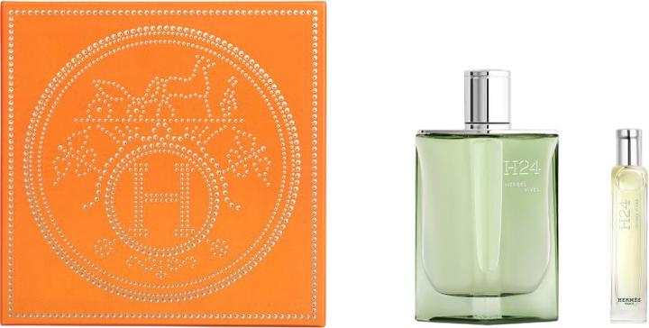Zestaw męski Hermes H24 Herbes Vives Woda perfumowana 100 ml + Woda perfumowana 15 ml (3346130438366) - obraz 3