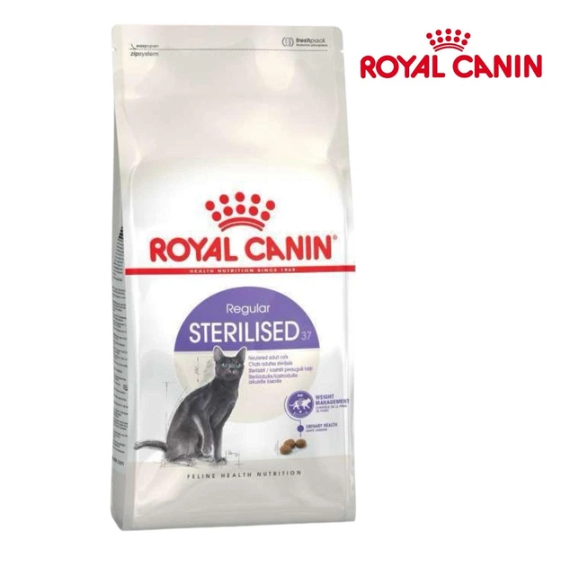 Сухой корм Royal Canin Sterilised 37 - для кастрированных кошек и стерилизованных кошек, 4 кг (2537040) - Фото 1 Сухой корм Royal Canin Sterilised 37 - для кастрированных кошек и стерилизованных кошек, 4 кг (2537040) - изображение 1