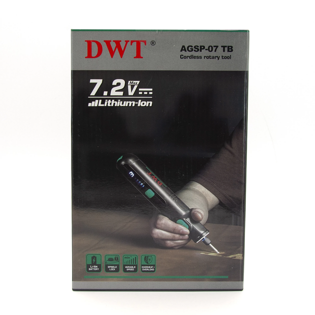 Гравер акумуляторний DWT AGSP-07 TB - Фото 11 Гравер акумуляторний DWT AGSP-07 TB - зображення 11