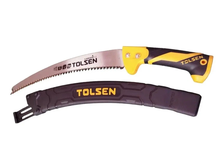 Пила садовая Tolsen 525/350 мм в черном чехле с желтым. - Фото 3 Пила садовая Tolsen 525/350 мм в черном чехле с желтым. - изображение 3