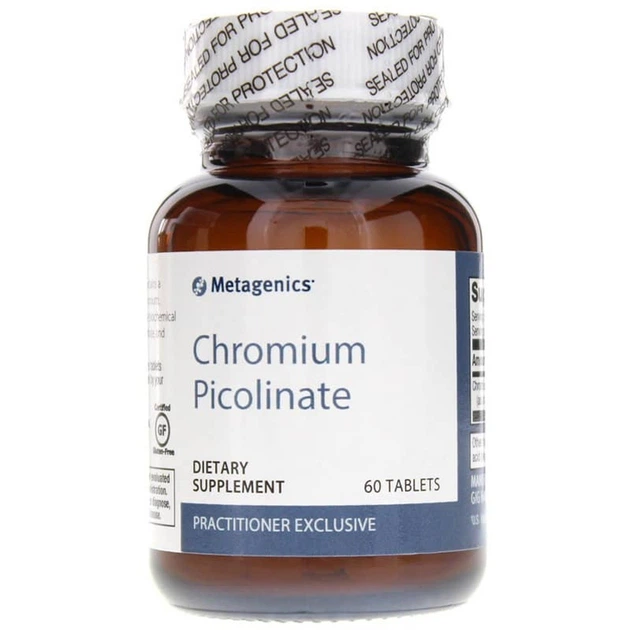 Хром пиколинат Metagenics, Chromium Picolinate, 60 таблеток - изображение 2
