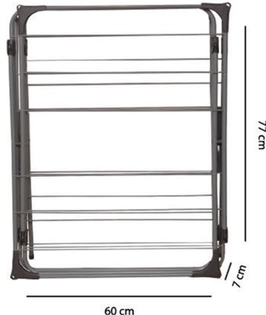 Suszarka na pranie ModernHome by Multistore pionowa 3 poziomy (5903089063421) - obraz 5