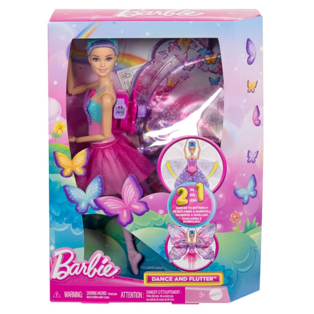 Lalka Barbie Fantasy Butterfly baletnica 2 w 1 z magiczna przemiana (194735230709) (955555908131608) - Outlet - obraz 1