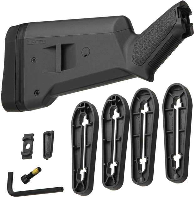 Приклад Magpul SGA для Mossberg 500/590/590A1 Maverick88 Stealth Gray (MAG490-GRY) - изображение 5