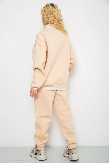 Спортивний костюм AGER L-XL Бежевий 102R7723 - Фото 4 Спортивний костюм AGER L-XL Бежевий 102R7723 - зображення 4