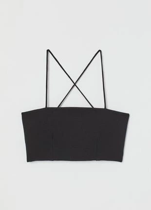 Женский топ h&m 0994995 М Черный - Фото 2 Женский топ h&m 0994995 М Черный - изображение 2