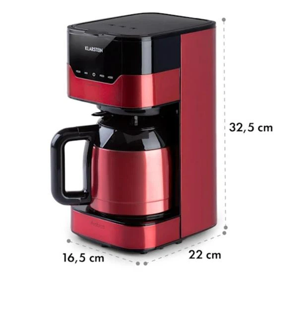 Кофемашина Klarstein Arabica цвет красный (10035588) - изображение 2