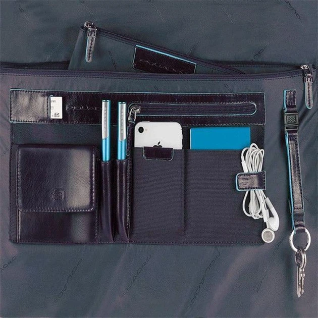 Портфель Piquadro BLUE SQUARE (B2) Navy Blue CA2849B2_BLU2 - Фото 3 Портфель Piquadro BLUE SQUARE (B2) Navy Blue CA2849B2_BLU2 - изображение 3