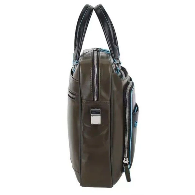 Портфель Piquadro BLUE SQUARE (B2) Olive-Black CA2849B2_VEN - зображення 6