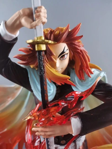 Аніме фігурка Клинок розсікаючий демонів Den Slayer Rengoku Kyoujurou Ренгоку Кьодзюро, 30 см (BDD 0116) - Фото 8 Аніме фігурка Клинок розсікаючий демонів Den Slayer Rengoku Kyoujurou Ренгоку Кьодзюро, 30 см (BDD 0116) - зображення 8