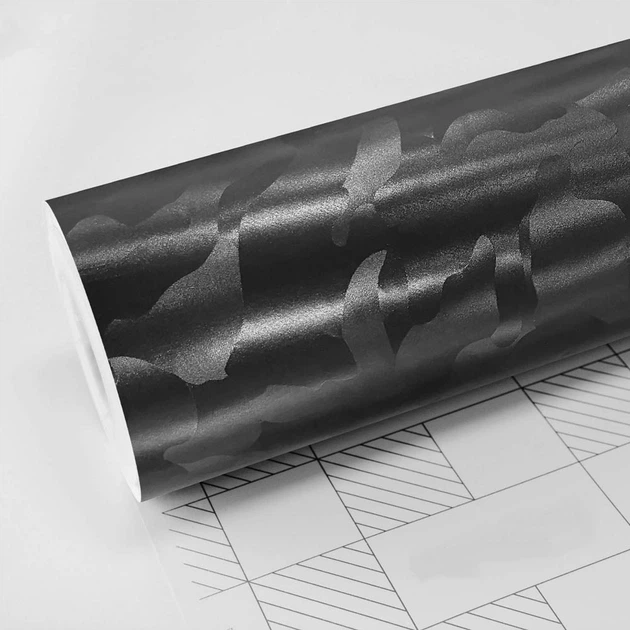 Плівка вінілова ПВХ під карбон 3D Чорна Примара (бухта 1.52*18м) 160мікрон CL-GH-02 - Фото 1 Плівка вінілова ПВХ під карбон 3D Чорна Примара (бухта 1.52*18м) 160мікрон CL-GH-02 - изображение 1