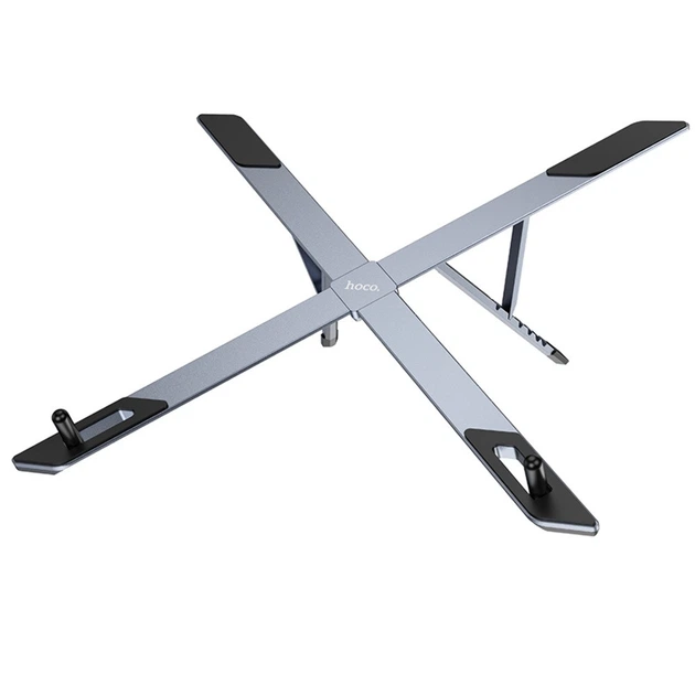 Металлическая подставка для ноутбука Hoco HD9, 15.6" metal gray - Фото 1 Металлическая подставка для ноутбука Hoco HD9, 15.6" metal gray - изображение 1