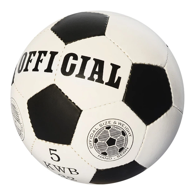 Футбольний мяч OFFICIAL №5 бело-красный + игла (2500-200) - изображение 5