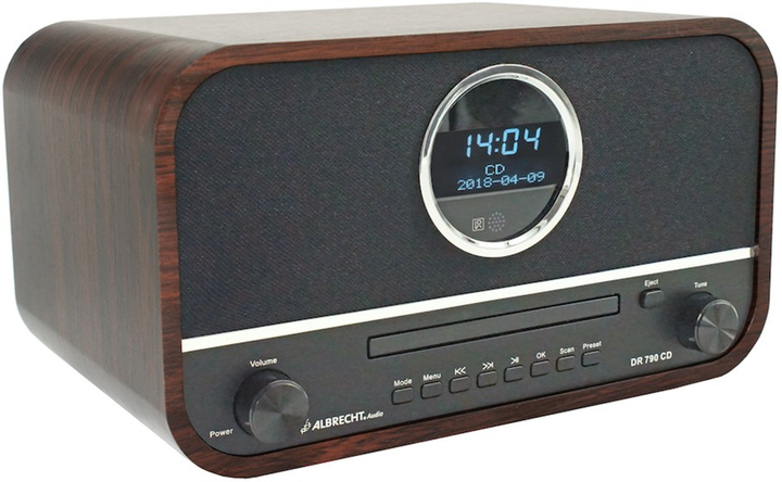 Radio Albrecht DR 790 CD Digital Radio Brown (27790) - obraz 2