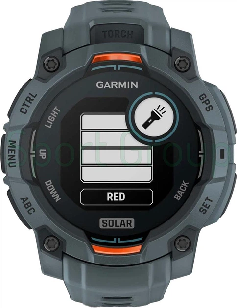 Смарт-часы Garmin Instinct 3 с солнечной батареей (010-02934-01) 45 мм SOLAR, цвет серый - изображение 7