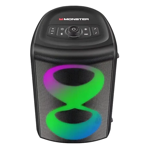 Колонка портативная беспроводная Bluetooth MONSTER CYCLE MS2213 |BT5.1, 80W, TWS/USB/TF, 6h, 2 микрофона| black - Фото 2 Колонка портативная беспроводная Bluetooth MONSTER CYCLE MS2213 |BT5.1, 80W, TWS/USB/TF, 6h, 2 микрофона| black - изображение 2