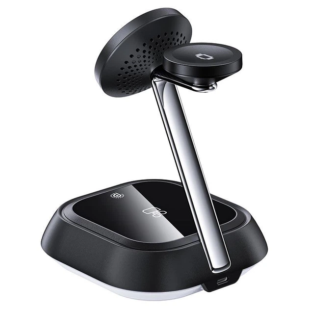 Зарядка беспроводная складная Qi2 3in1 ACEFAST E16 |20.5W Watch/Airpods/Phone| Док станция Black - изображение 8