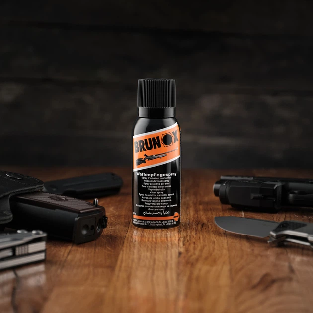 Антикорозійний захист і мастило для зброї, помпа Brunox Gun Care 100ml - зображення 2