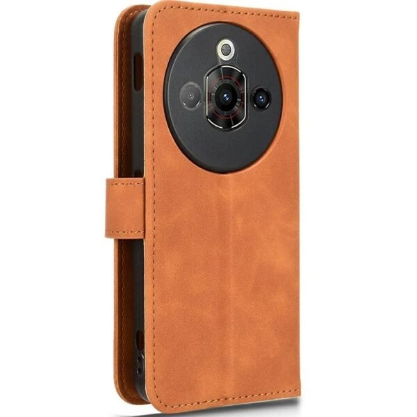 Класичний чохол-книжка Deexe Wallet Style для ZTE Nubia Focus Pro - Brown - Фото 5 Класичний чохол-книжка Deexe Wallet Style для ZTE Nubia Focus Pro - Brown - зображення 5