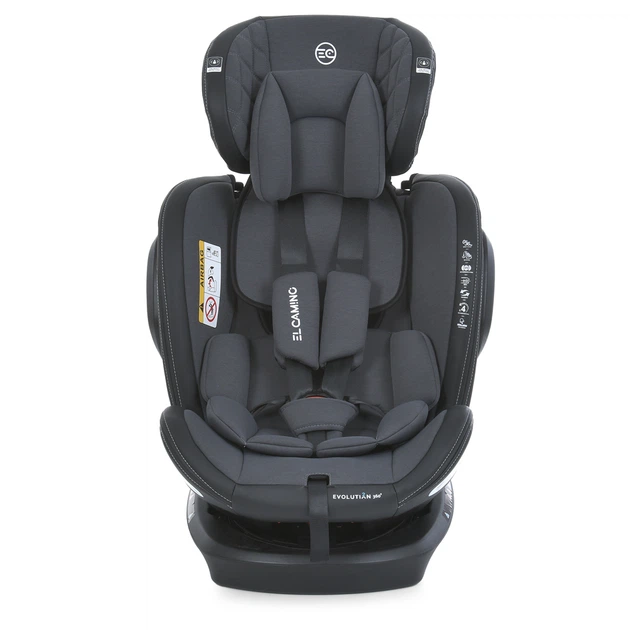 Детское автокресло El Camino ME 1045 EVOLUTION 2 ISOFIX 360º Melange Gray - изображение 2