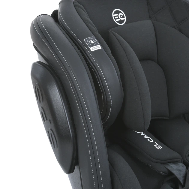 Детское автокресло El Camino ME 1045 EVOLUTION 2 ISOFIX 360º Melange Black - изображение 10