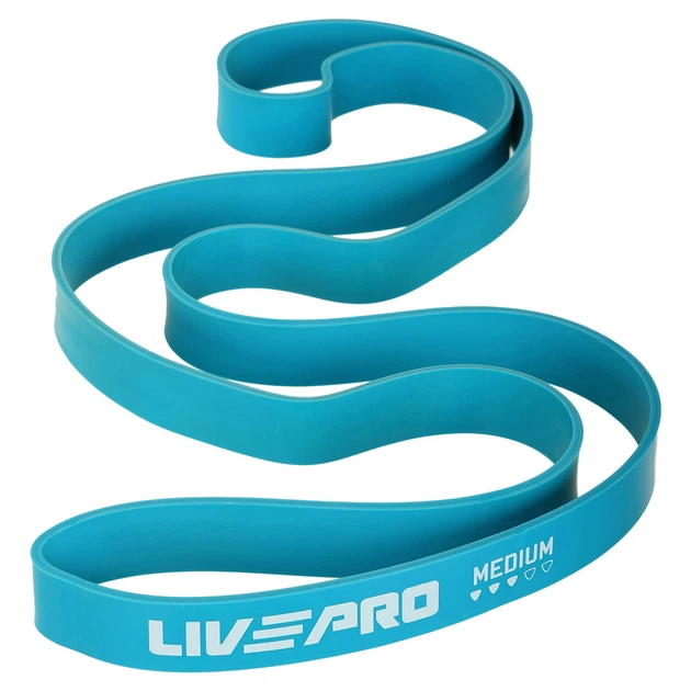 Резина для фитнеса и подтягиваний лента силовая LiveUp Super Band 8410-M нагрузка M (16-39кг) - изображение 7