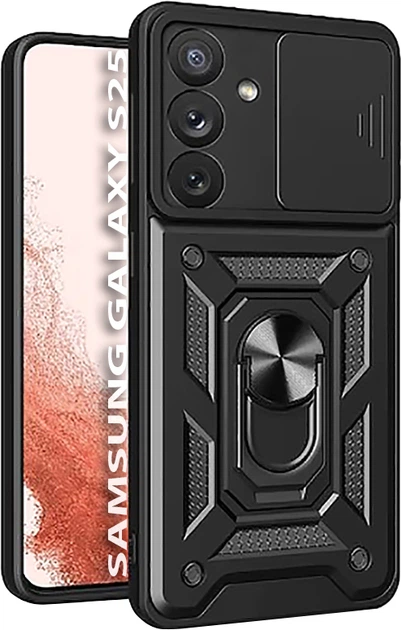 Чохол для смартфона BeCover Military для Samsung Galaxy S25 SM-S931 Black (BC_712877) - Фото 1 Чохол для смартфона BeCover Military для Samsung Galaxy S25 SM-S931 Black (BC_712877) - зображення 1