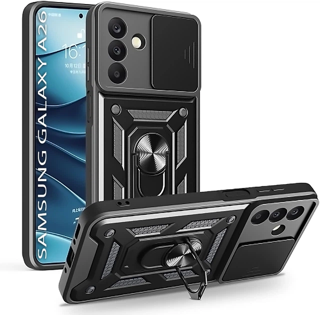 Чехол для смартфона BeCover Military для Samsung Galaxy A26 SM-A266 Black (BC_712861) - Фото 2 Чехол для смартфона BeCover Military для Samsung Galaxy A26 SM-A266 Black (BC_712861) - изображение 2