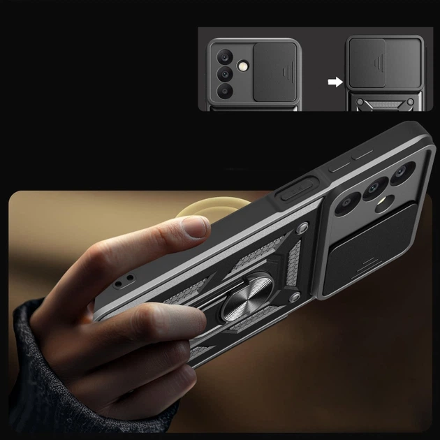 Чехол для смартфона BeCover Military для Samsung Galaxy A26 SM-A266 Black (BC_712861) - Фото 6 Чехол для смартфона BeCover Military для Samsung Galaxy A26 SM-A266 Black (BC_712861) - изображение 6