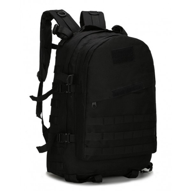 Тактичний багатофункціональний воєнний рюкзак Army 40L Black - зображення 1