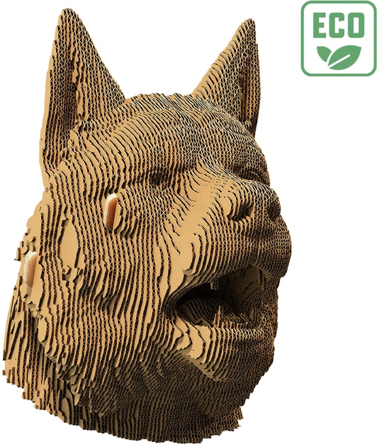 3D пазл-конструктор Cartonic 3D Puzzle Wolf Картонный (CARTWOLF) - изображение 3