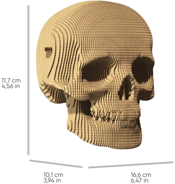 3D пазл-конструктор Cartonic 3D Puzzle Skull Картонный (CARTSKUL) - Фото 5 3D пазл-конструктор Cartonic 3D Puzzle Skull Картонный (CARTSKUL) - изображение 5