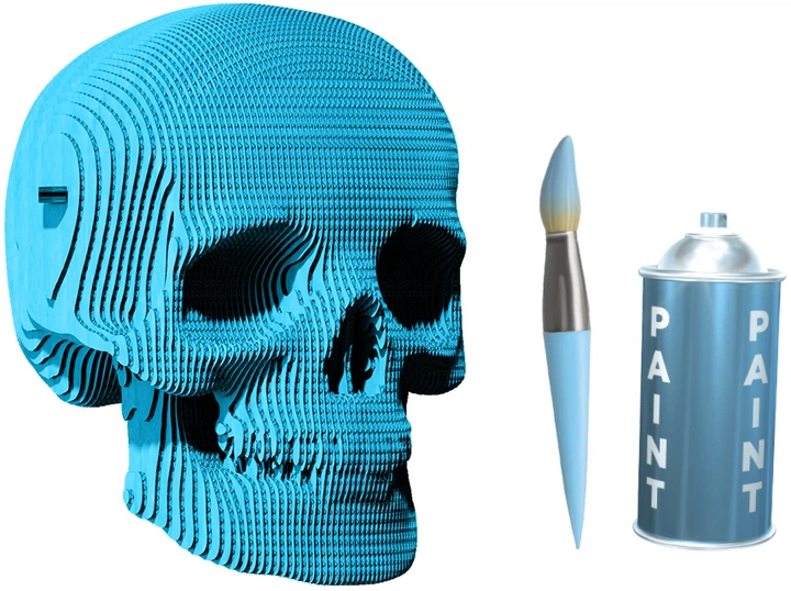 3D пазл-конструктор Cartonic 3D Puzzle Skull Картонный (CARTSKUL) - Фото 9 3D пазл-конструктор Cartonic 3D Puzzle Skull Картонный (CARTSKUL) - изображение 9
