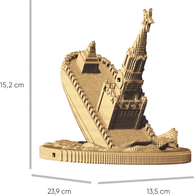 3D пазл-конструктор Cartonic 3D Puzzle The end of russian warship Русский военный корабль все… Картонный (CARTEND) - изображение 5