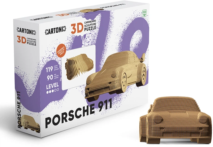 3D пазл-конструктор Cartonic 3D Puzzle Porsche 911 Картонный (CARTPOR) - Фото 11 3D пазл-конструктор Cartonic 3D Puzzle Porsche 911 Картонный (CARTPOR) - изображение 11