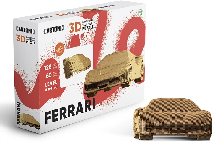 3D пазл-конструктор Cartonic 3D Puzzle Ferrari Картонный (CARTFER) - Фото 10 3D пазл-конструктор Cartonic 3D Puzzle Ferrari Картонный (CARTFER) - изображение 10