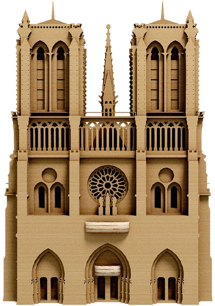 Картонний 3D пазл-конструктор Cartonic 3D Puzzle Notre-Dame De Paris (CARTNOTRE) - Фото 2 Картонний 3D пазл-конструктор Cartonic 3D Puzzle Notre-Dame De Paris (CARTNOTRE) - зображення 2