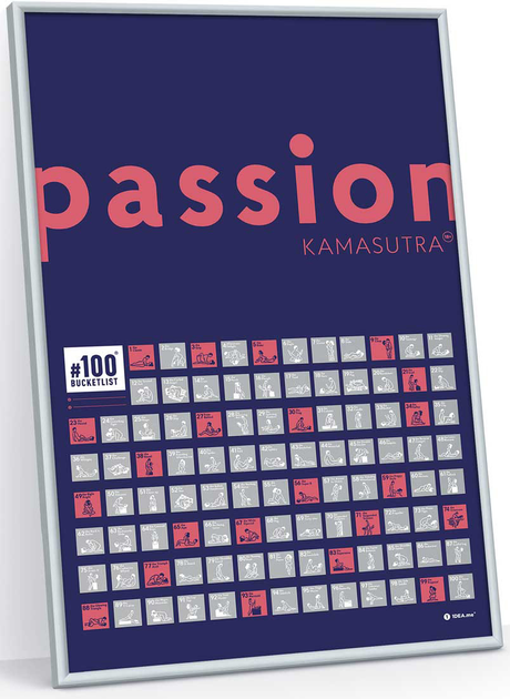Plakat zdrapka 1DEA.me 100 Bucketlist Kamasutra passion (4820191133495) - obraz 9