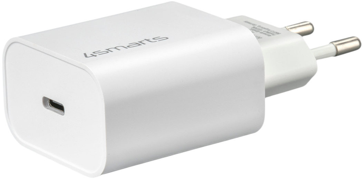 Ładowarka sieciowa 4smarts VoltPlug PD 20W USB-C to Lightning 1.5m White (4250774952784) - obraz 4