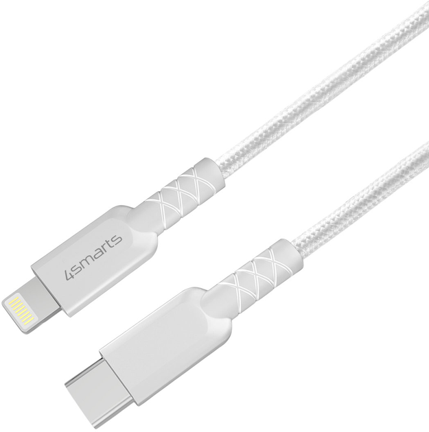Ładowarka sieciowa 4smarts VoltPlug PD 20W USB-C to Lightning 1.5m White (4250774952784) - obraz 9