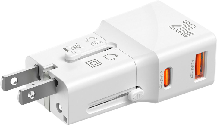Ładowarka sieciowa 4smarts Nomad Pocket 20W USB-C White (4252011908325) - obraz 3