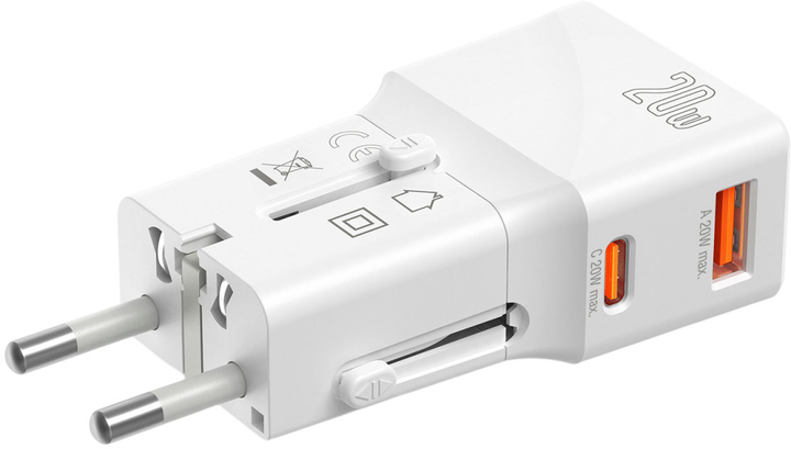 Ładowarka sieciowa 4smarts Nomad Pocket 20W USB-C White (4252011908325) - obraz 5
