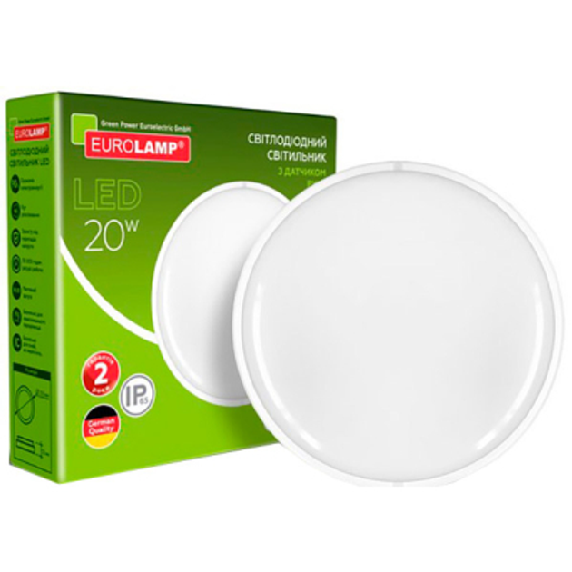 Светильник Eurolamp с датчиком движения 20W 4000K (LED-NLR-20/40(sensor)) - изображение 1