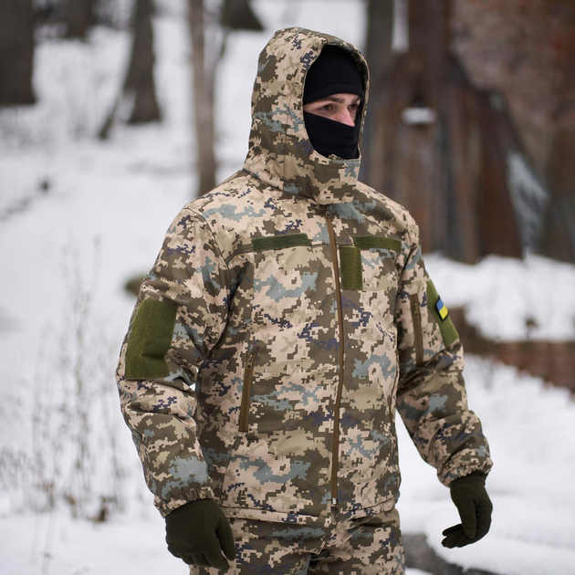 Зимняя Форма Intruder Terra Warm Soft Shell Куртка и Штаны + Подарок Термоодеяло пиксель размер L - изображение 2