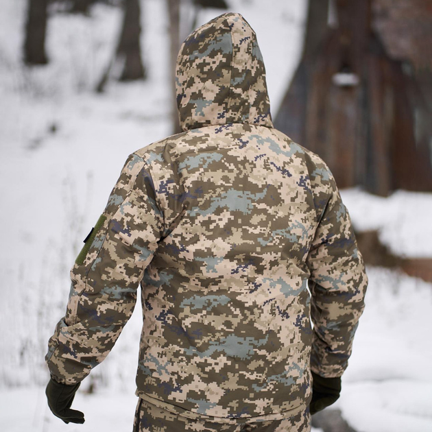 Зимняя Форма Intruder Terra Warm Soft Shell Куртка и Штаны + Подарок Термоодеяло пиксель размер L - изображение 4